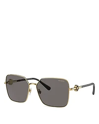Versace Polarized Square Sunglasses, 59mm