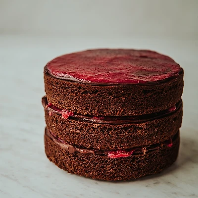Sweet Laurel Chocolate Raspberry Layer Cake, Whole