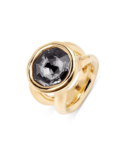 UNOde50 Double Band Crystal Ring