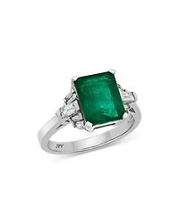 Bloomingdale's Fine Collection Emerald & Diamond Classic Ring