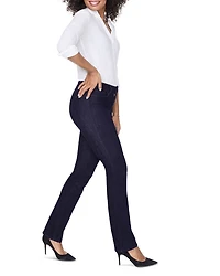 Petite Marilyn High Rise Straight Jeans Quinn