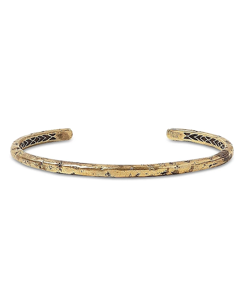 John Varvatos Collection Men's Brass Artisan Cuff Bracelet