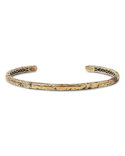 John Varvatos Collection Men's Brass Artisan Cuff Bracelet