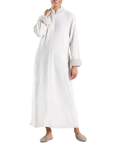 Natori Sherpa Zip Caftan
