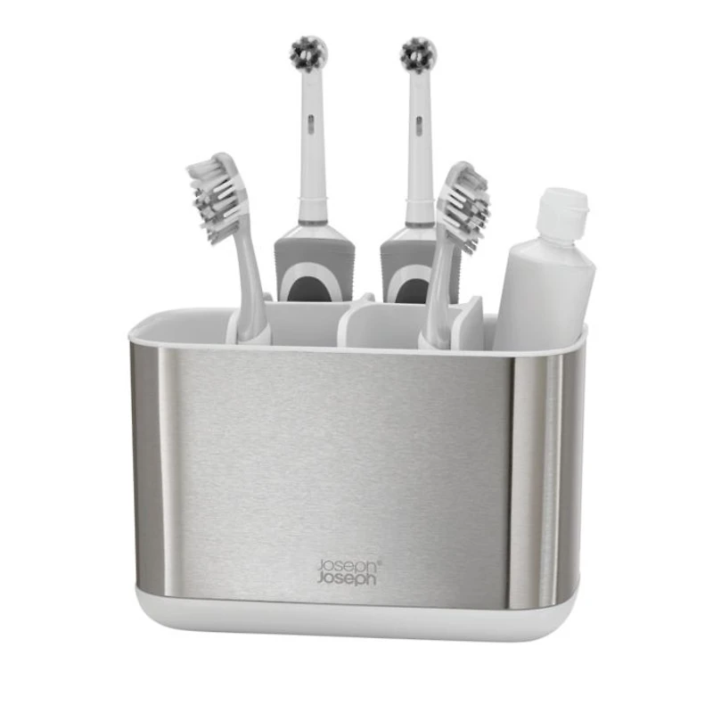 EasyStore™ Steel Large Toothbrush Holder