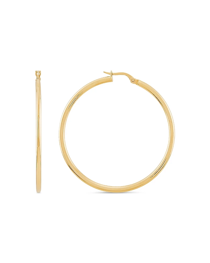 Alberto Amati 14K Yellow Gold Skinny Hoop Earrings