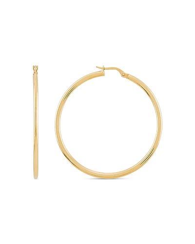 Alberto Amati 14K Yellow Gold Skinny Hoop Earrings