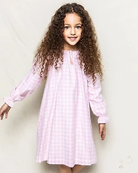 Girls' Pink Gingham Delphine Nightgown - Baby, Little Kid, Big Kid