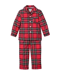 Petite Plume Unisex Imperial Tartan Flannel Pajama Set - Baby, Little Kid, Big Kid