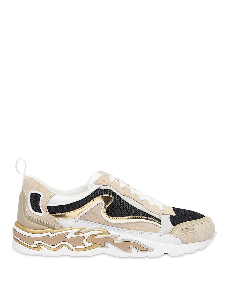 Sandro Women's Flame Gold Trainer Sneakers