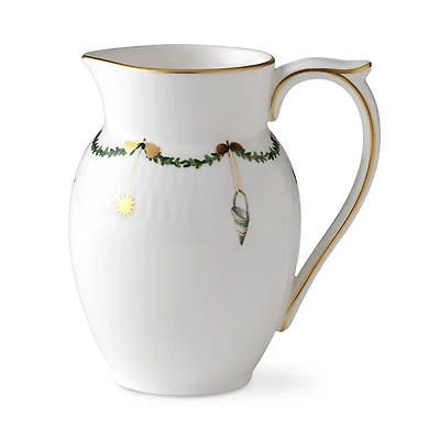 Royal Copenhagen Star Fluted Christmas Creamer