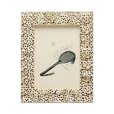Pigeon & Poodle Ismailia Spotted Gold Bone Frame, 5 x 7
