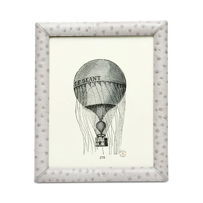 Witney Ostrich Leather Frame, 8" x 10"