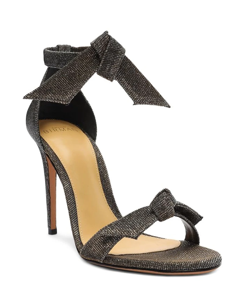 Women's Clarita Glitter Ankle Strap High Heel Sandals