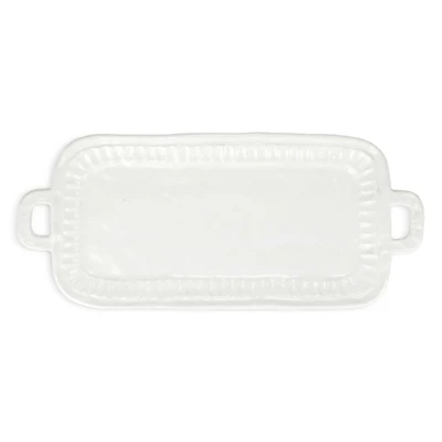 Pietra Serena Handled Rectangular Platter