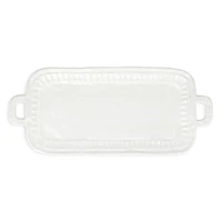 Vietri Pietra Serena Handled Rectangular Platter