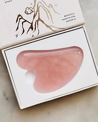 The Rose Quartz Gua Sha Facial Lifting Tool
