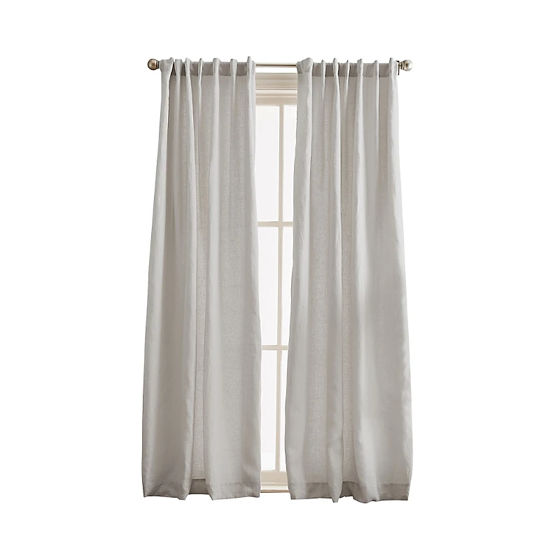 Peri Home Linen 84 x 50 Back Tab Lined Window Panel, Pair