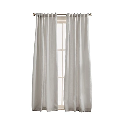 Peri Home Linen 84 x 50 Back Tab Lined Window Panel, Pair