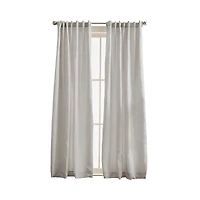 Peri Home Linen 84 x 50 Back Tab Lined Window Panel, Pair