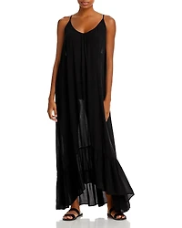 Aqua Maxi Dress Cover-Up - Exclusive