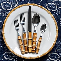 Juliska Natural Bamboo 5-Piece Place Setting