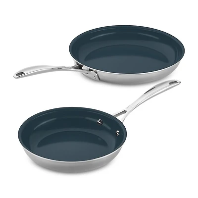 Clad CFX Fry Pans, Set of 2