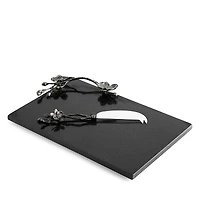 Michael Aram Black Orchid Small Cheeseboard & Knife