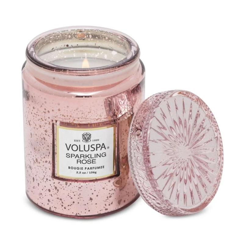 Sparkling Rose Small Candle 5.5 oz.