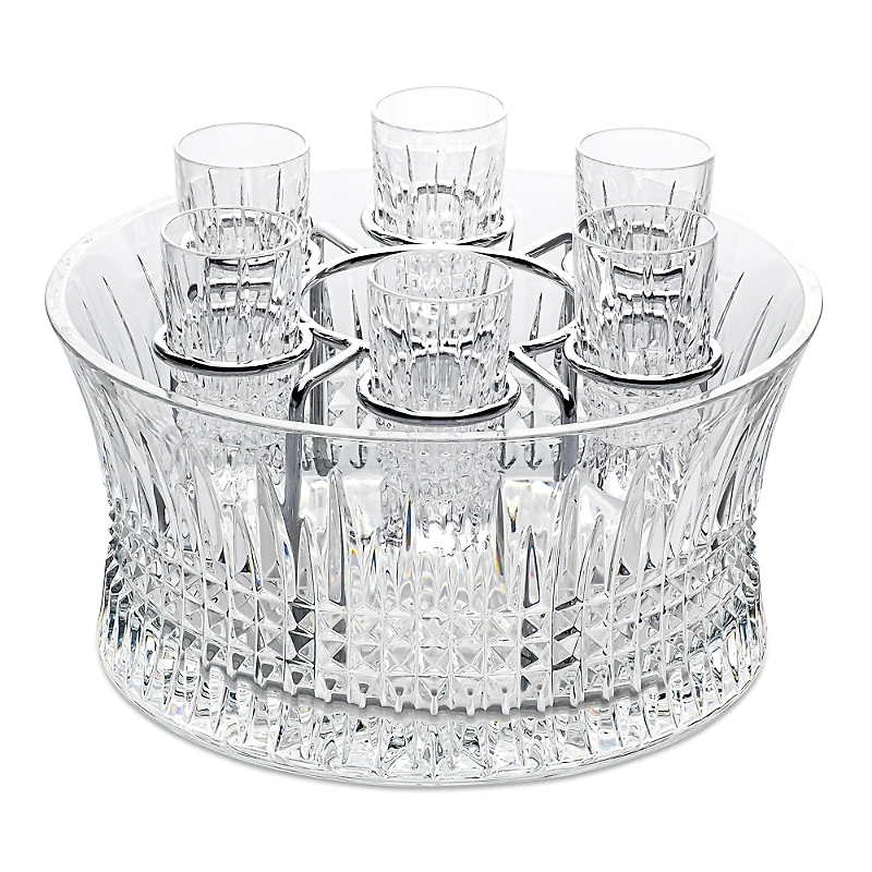 Waterford Lismore Diamond Vodka Chiller Set