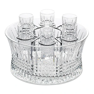 Waterford Lismore Diamond Vodka Chiller Set