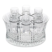Waterford Lismore Diamond Vodka Chiller Set