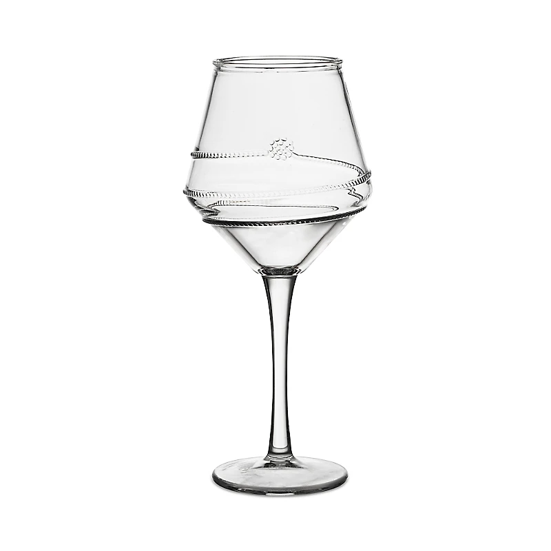 Juliska Amalia Clear Acrylic Wine Glass