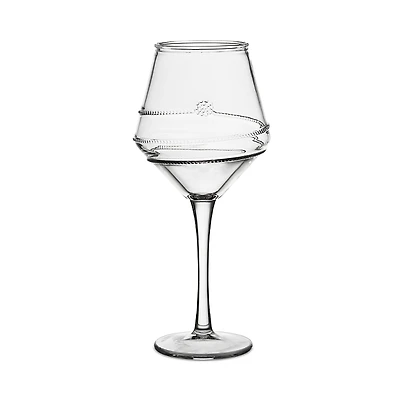 Juliska Amalia Clear Acrylic Wine Glass