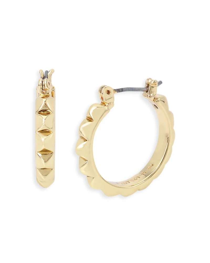 Studded Hoop Earrings