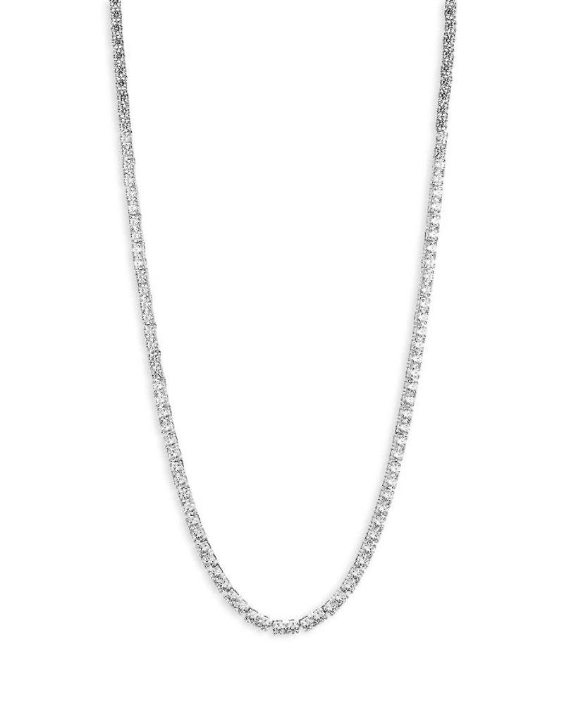 Love All Cubic Zirconia Strand Necklace, 18"