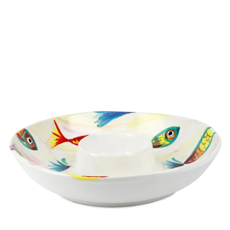 Pesci Colorati Chip and Dip Bowl