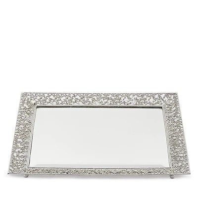 Olivia Riegel Silver Isadora Beveled Mirror Tray