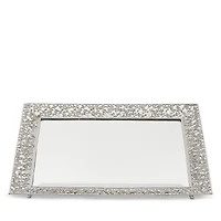 Olivia Riegel Silver Isadora Beveled Mirror Tray