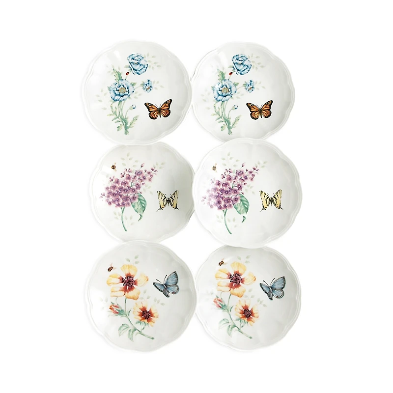 Lenox Butterfly Meadow 6-Piece Party Plate Set