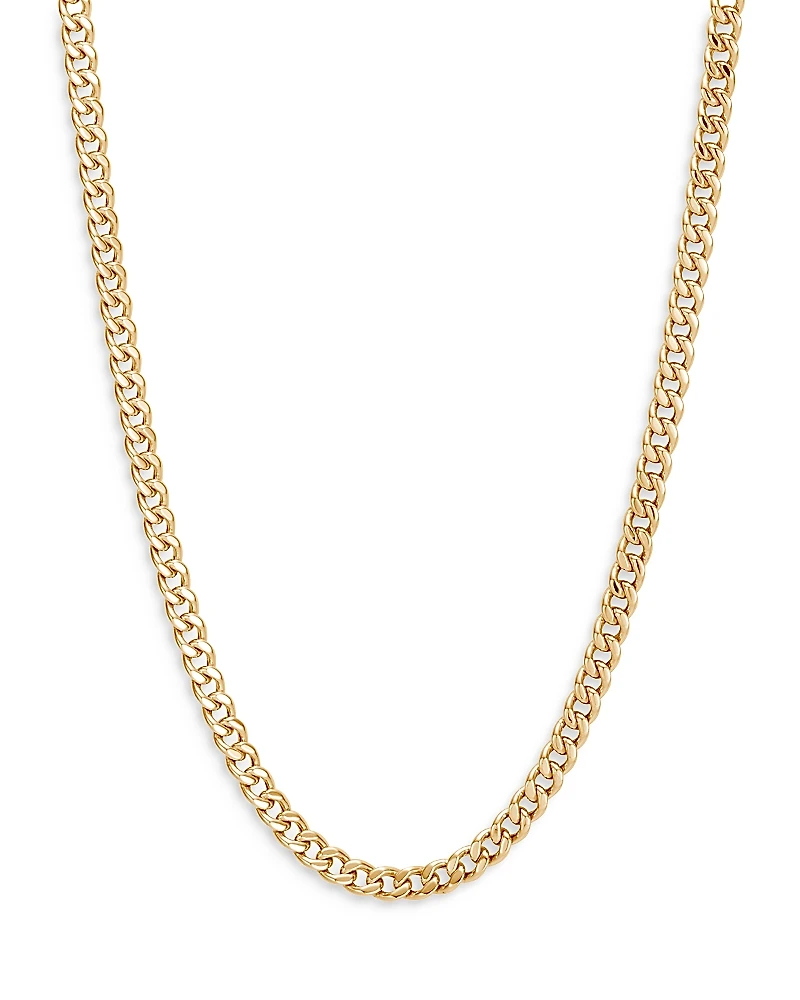John Hardy Men's 18K Yellow Gold Classic Chain Curb Link Necklace, 20