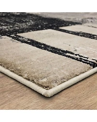 Epiphany Brush Strokes Area Rug, 5'3" x 7'10"