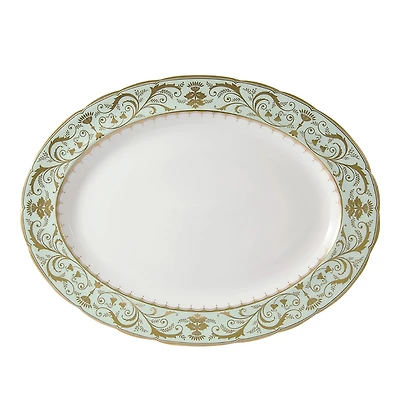 Royal Crown Derby Darley Abbey Oval Platter, 13
