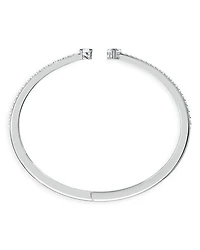 Mesmera Mixed Crystal Cuff Bracelet in Silver Tone