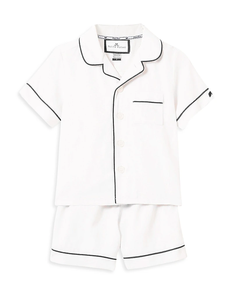 Petite Plume Unisex Pajama Shorts Set - Baby, Little Kid, Big Kid