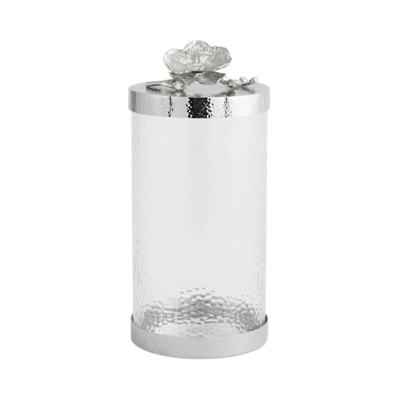 White Orchid Canisters