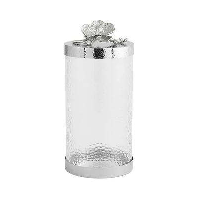 Michael Aram Large White Orchid Canister