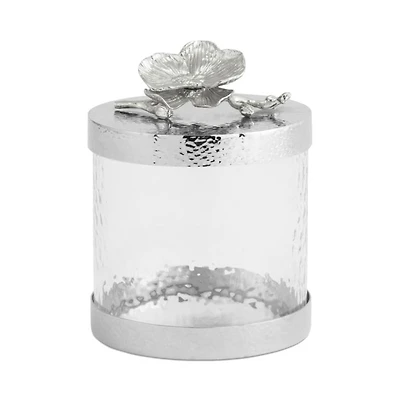 White Orchid Canisters