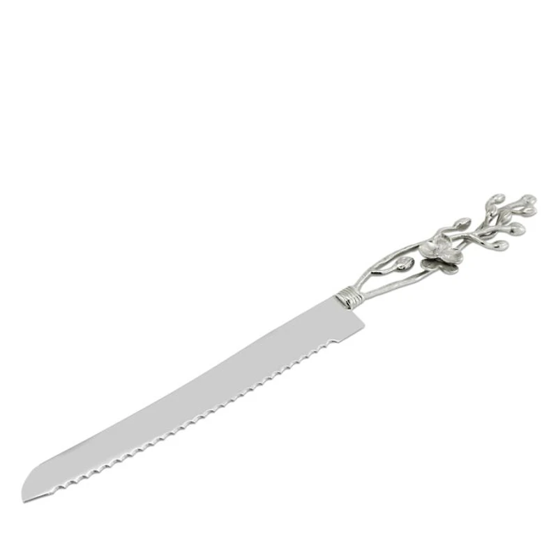 White Orchid Bread Knife