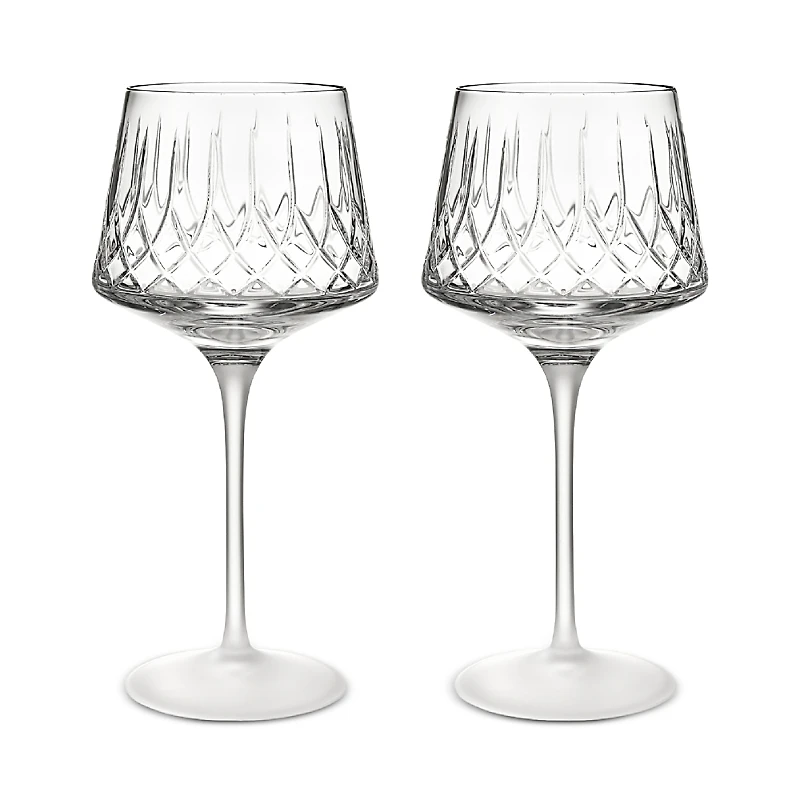 Waterford Lismore Arcus Wine Glasses, Set of 2